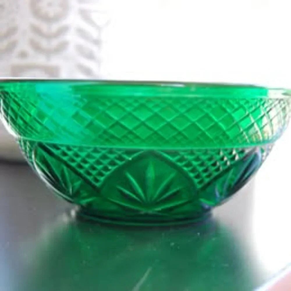 Green Dish Bowl Accent Home Decor